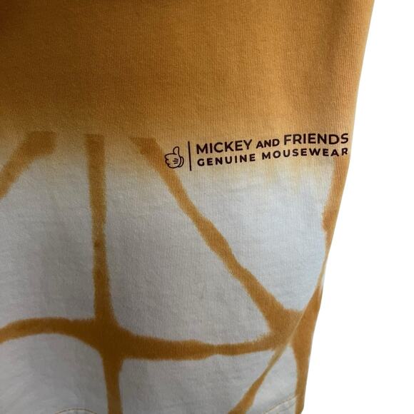 Disney | Mickey Mouse Genuine Mousewear Tie-Dye Yellow T-Shirt Women’s Size M - Picture 5 of 7